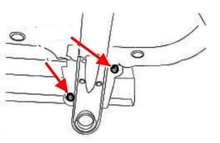 diagram of rear bumper Ford Galaxy (2000-2006)